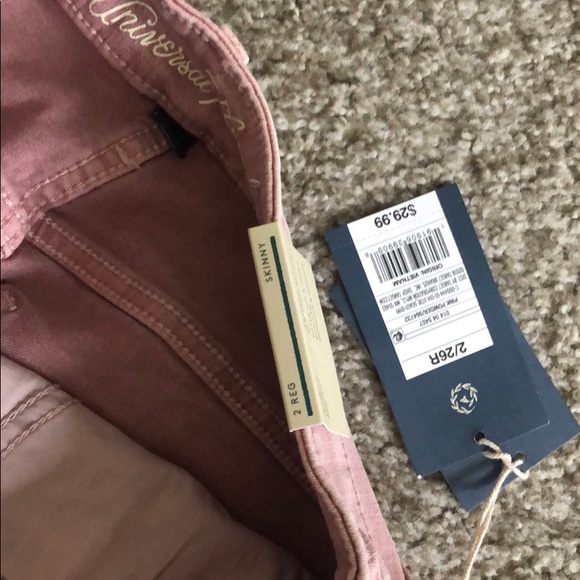Women’s Universal Threads Pink Jeans NWT Size 2 - Picture 5 of 6